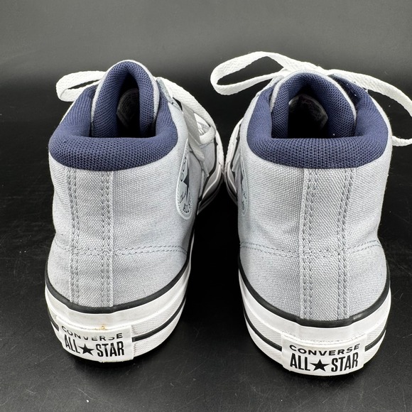 Converse Chuck Taylor Malden Street Mid Skate Shoes MENS Silver Lace Up SIZE 10 - Picture 4 of 8